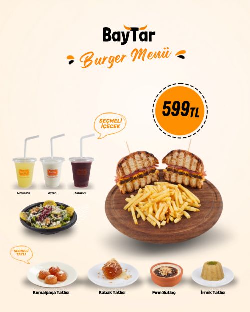 BAYTAR BURGER FİX MENÜ